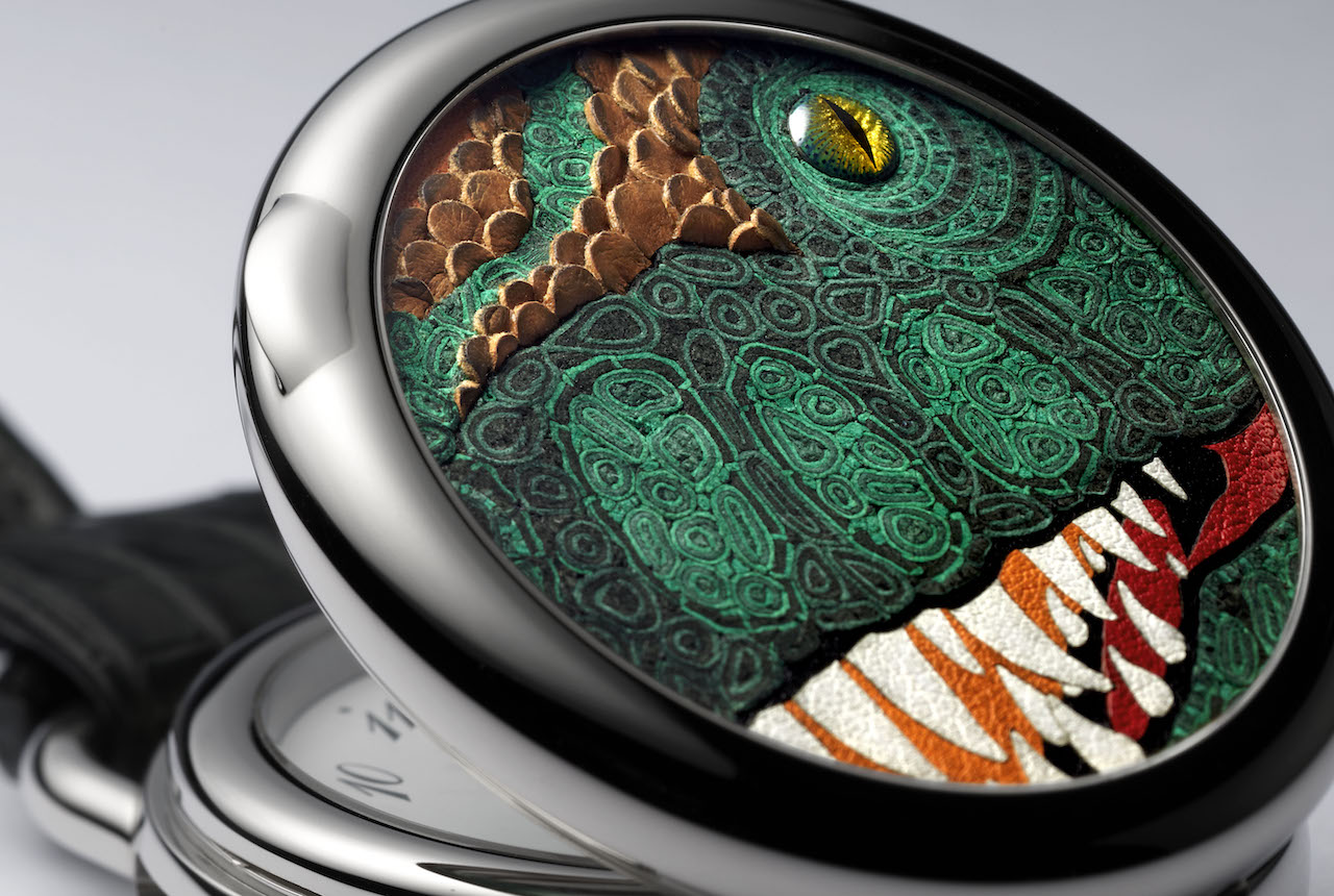 Hermès выпустил карманные часы с изображением тираннозавра (фото 3)