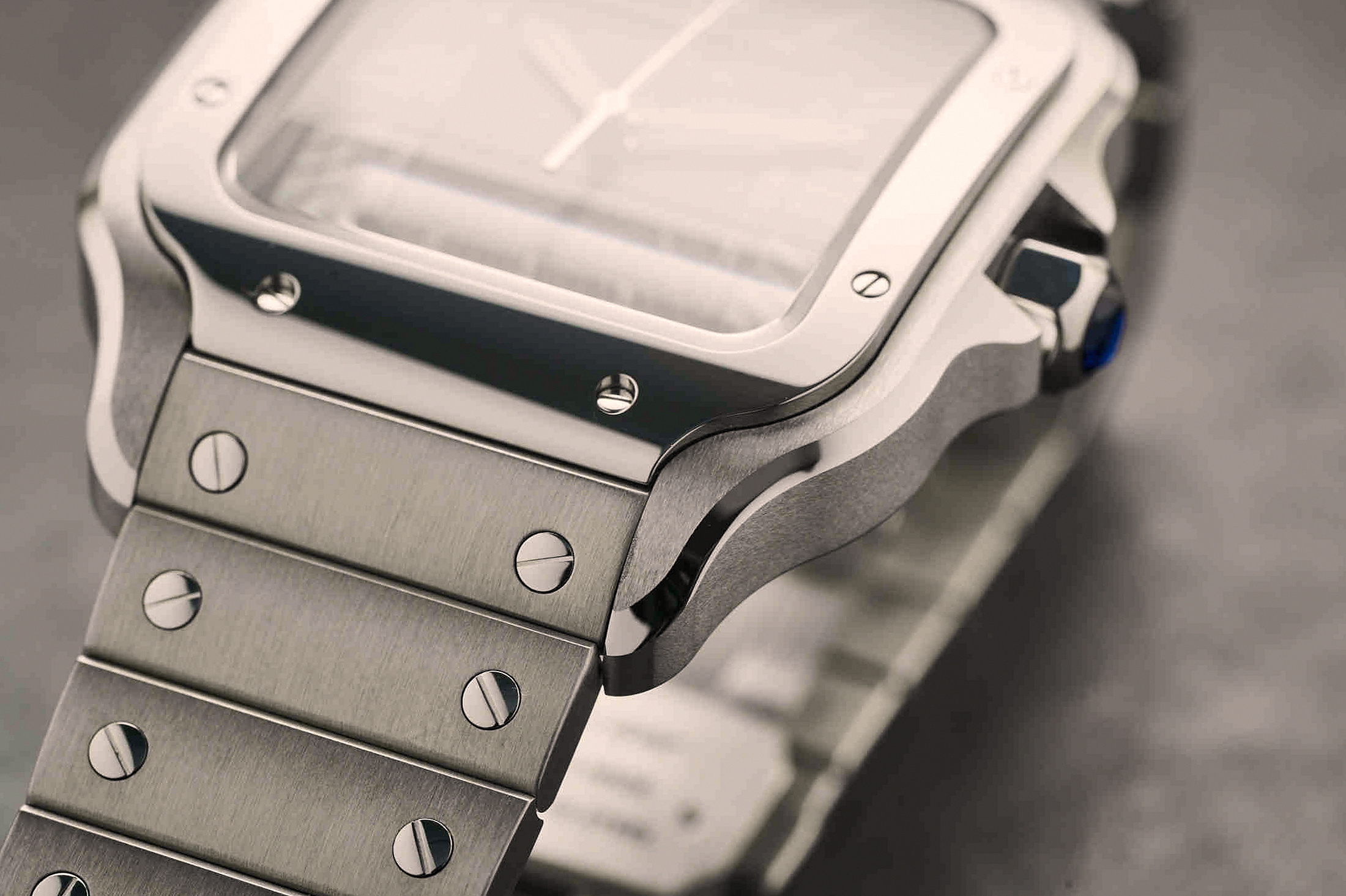 Cartier Santos в титане и стали