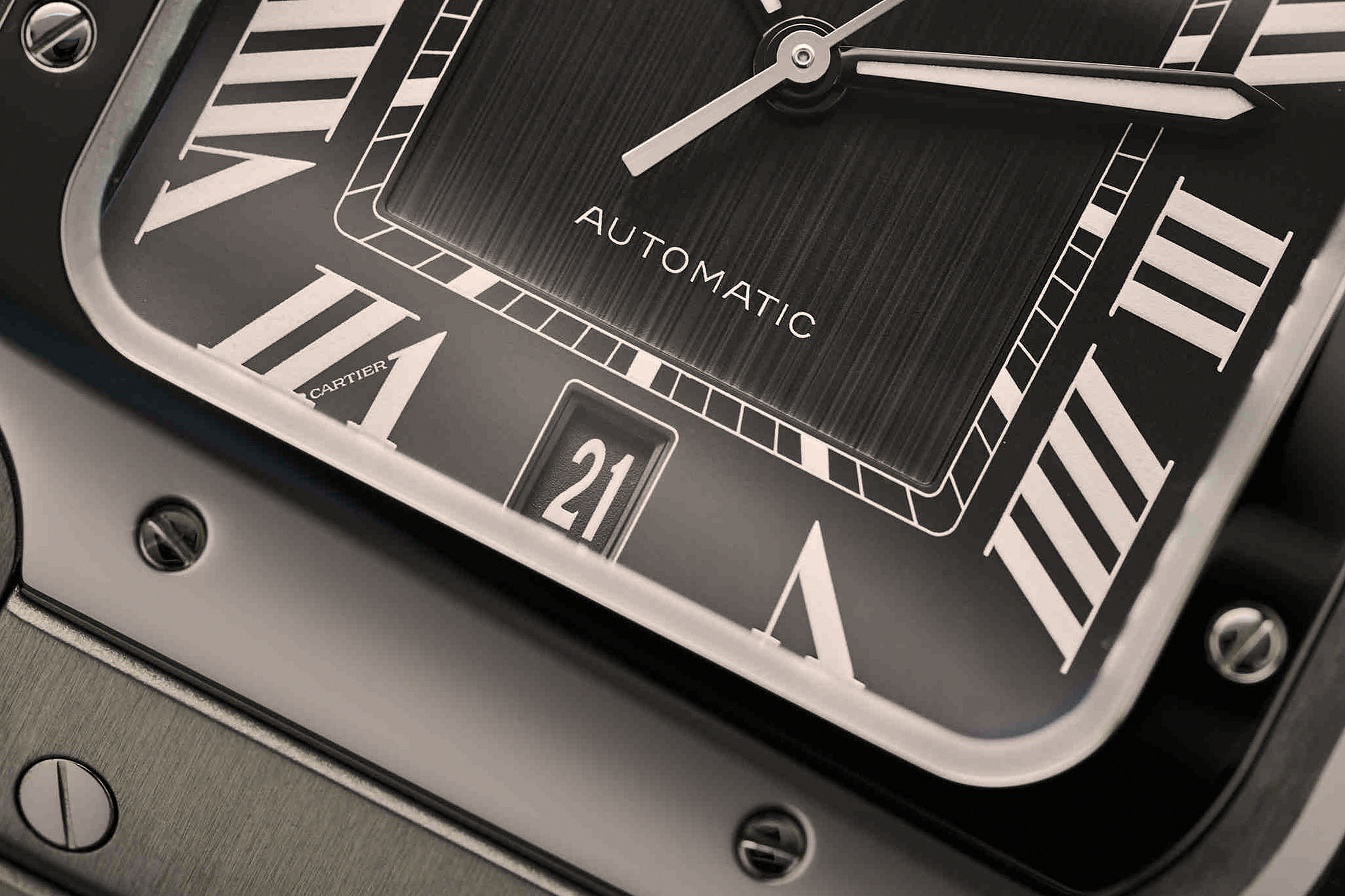 Cartier Santos в титане и стали