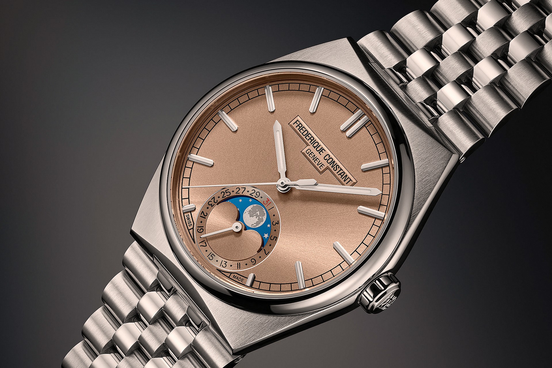 Frederique Constant Highlife Moonphase Date And Classics Moneta Handwinding