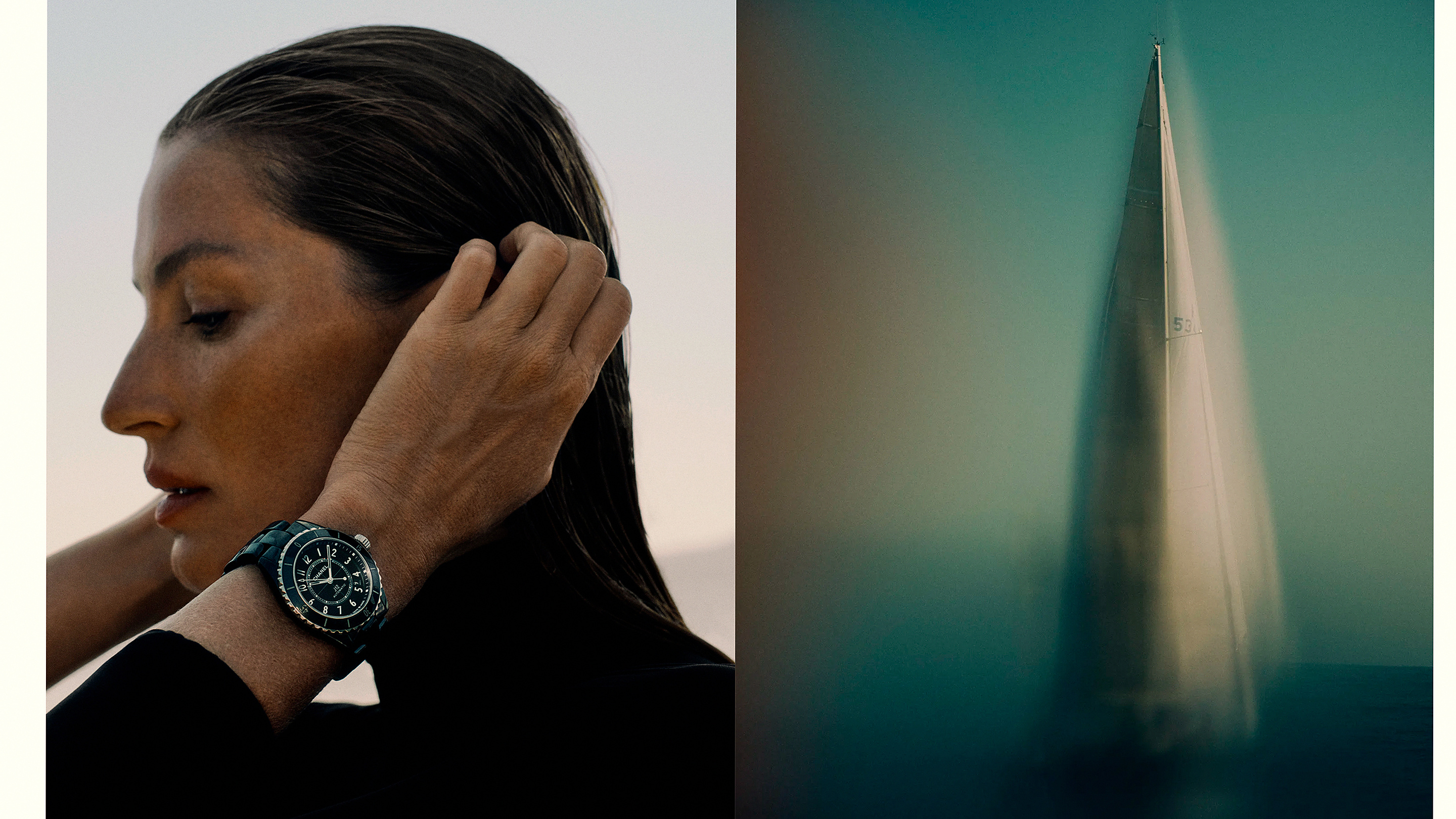 Кадры из кампании Chanel J12