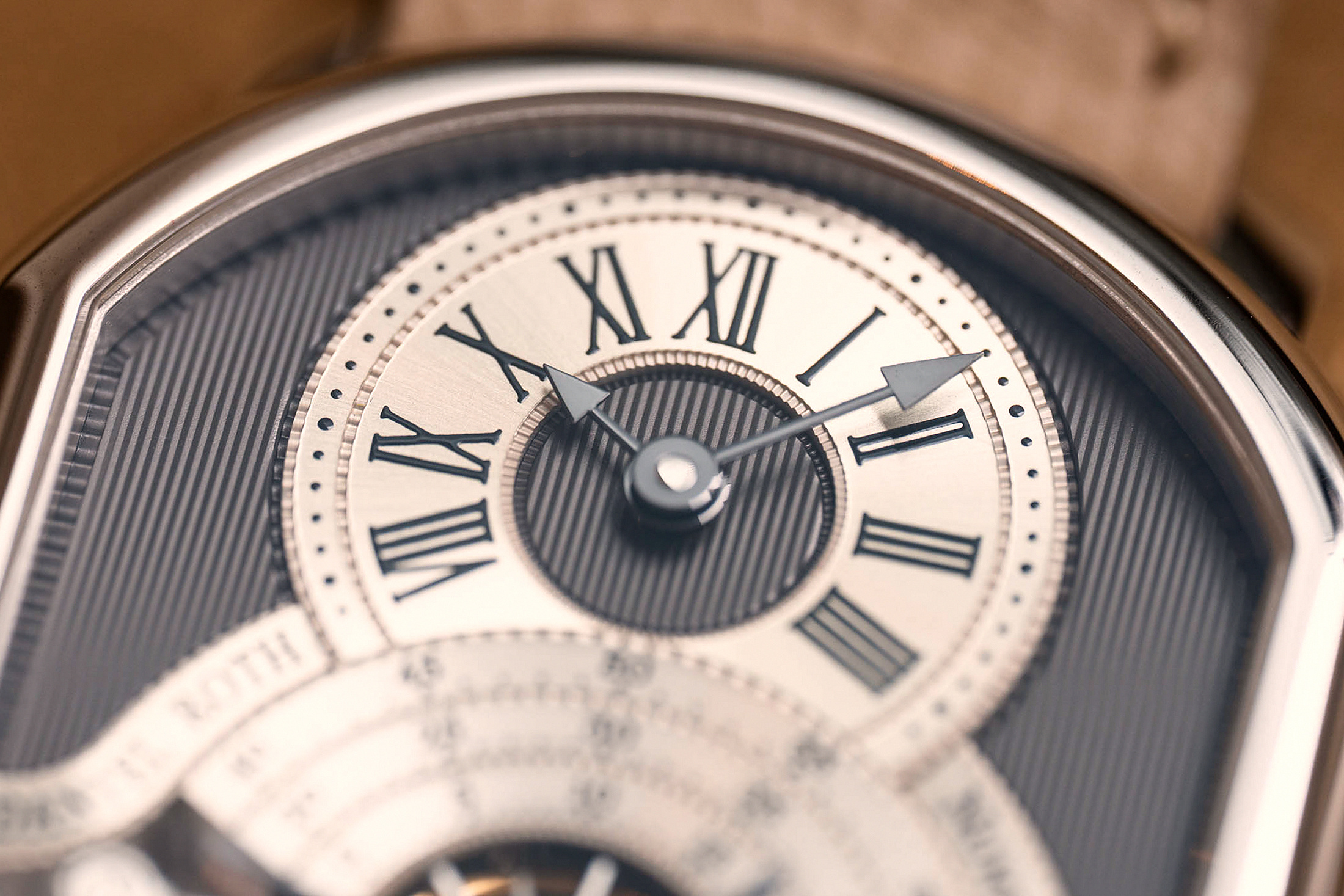 Daniel Roth Tourbillon PT макросъемка циферблата