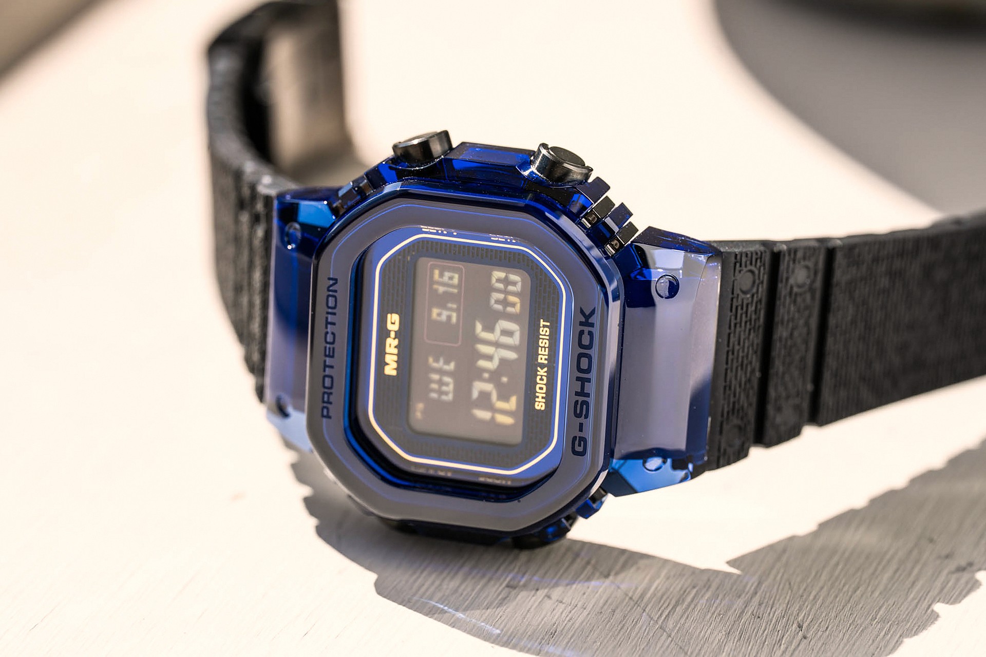 G-SHOCK Blue Sapphire Dial Slanted