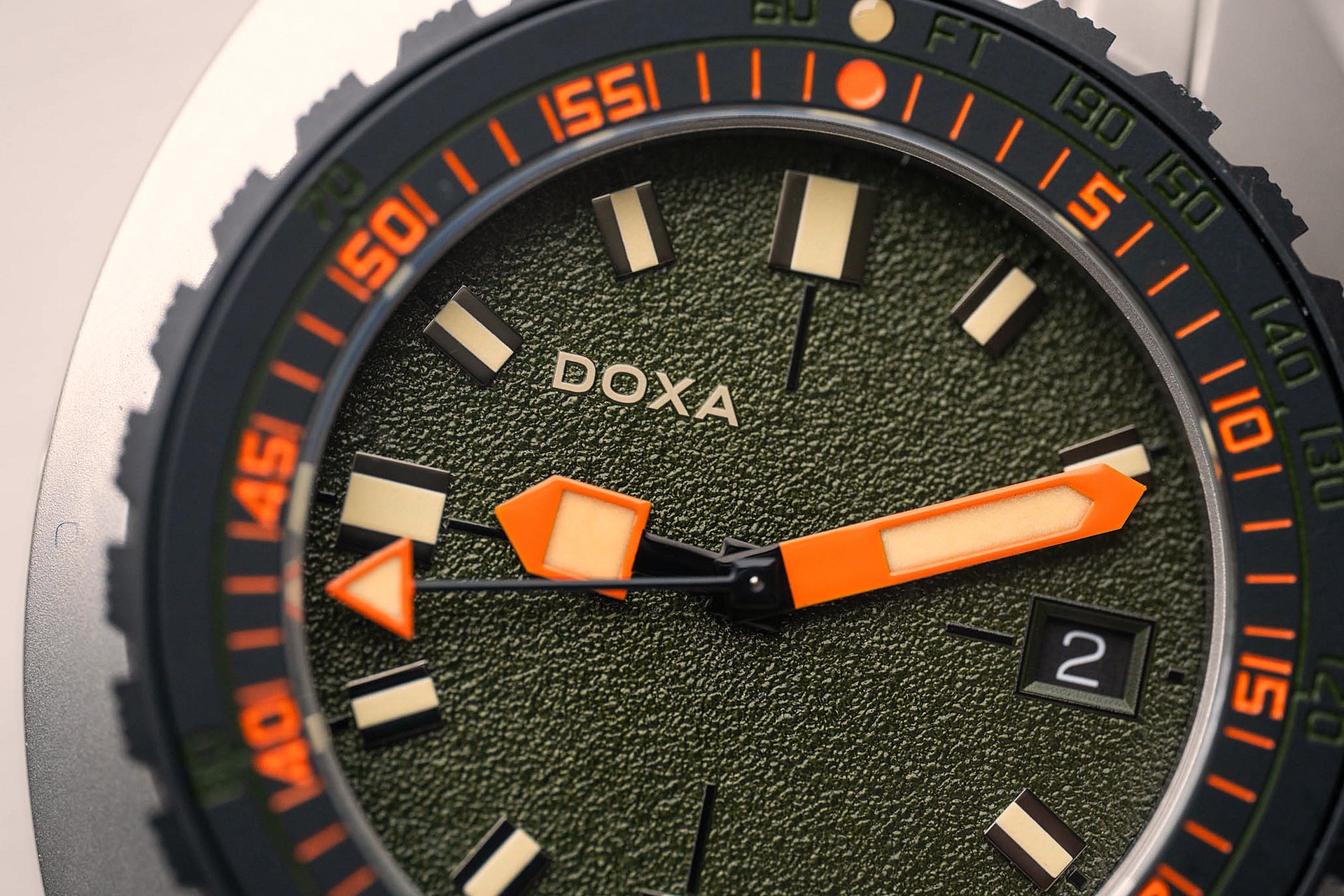 Doxa Sub 300 Frogger Dial Macro