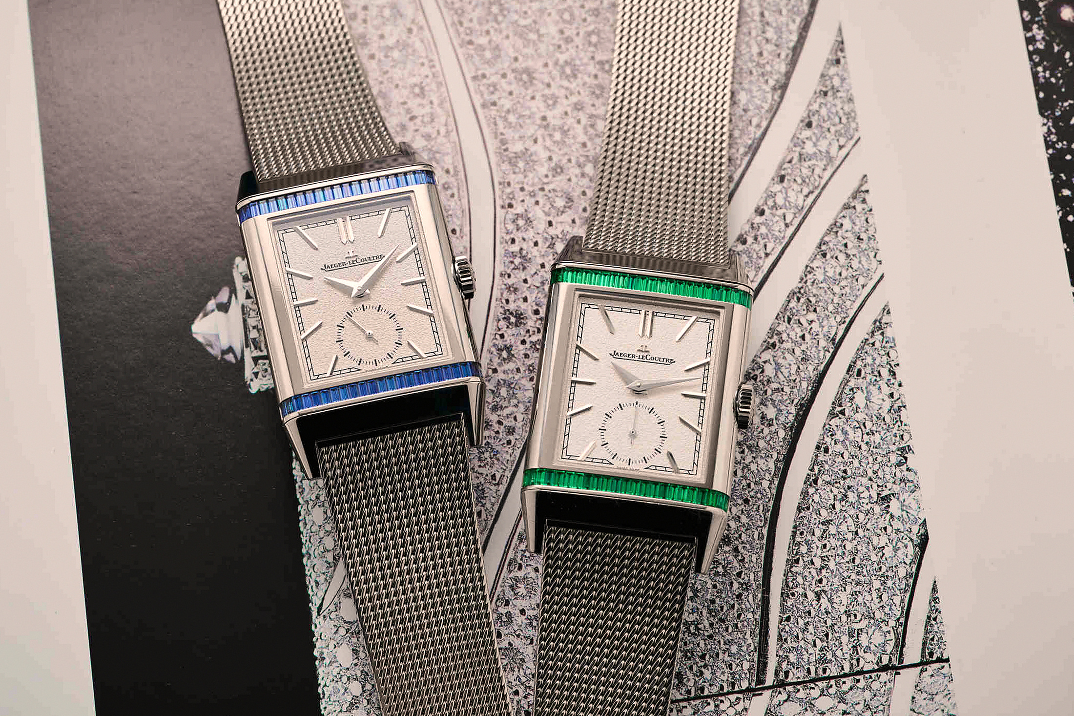 Reverso Tribute Monoface “Deco Cocktail”