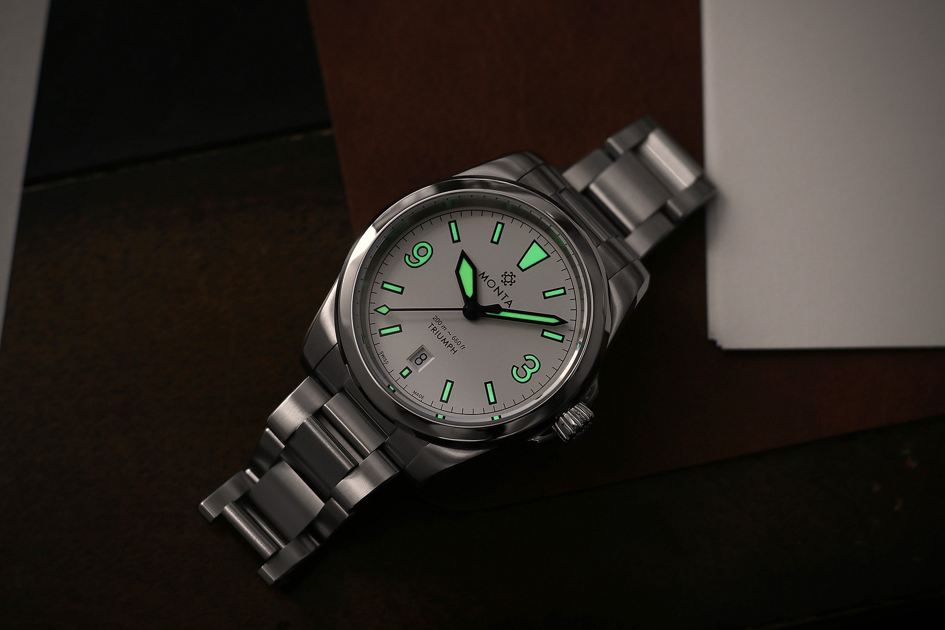 Monta 10th Anniversary Neuchâtel X Collection in Opalin Silver (Skyquest and Triumph)