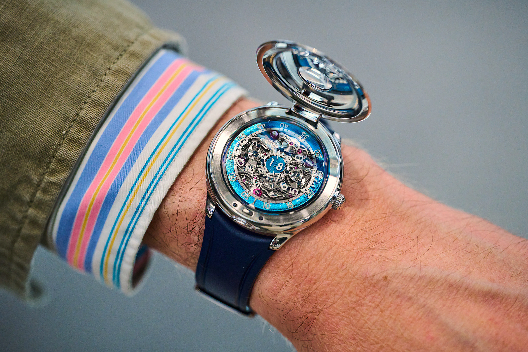 Механизм калибра 10 в часах Czapek