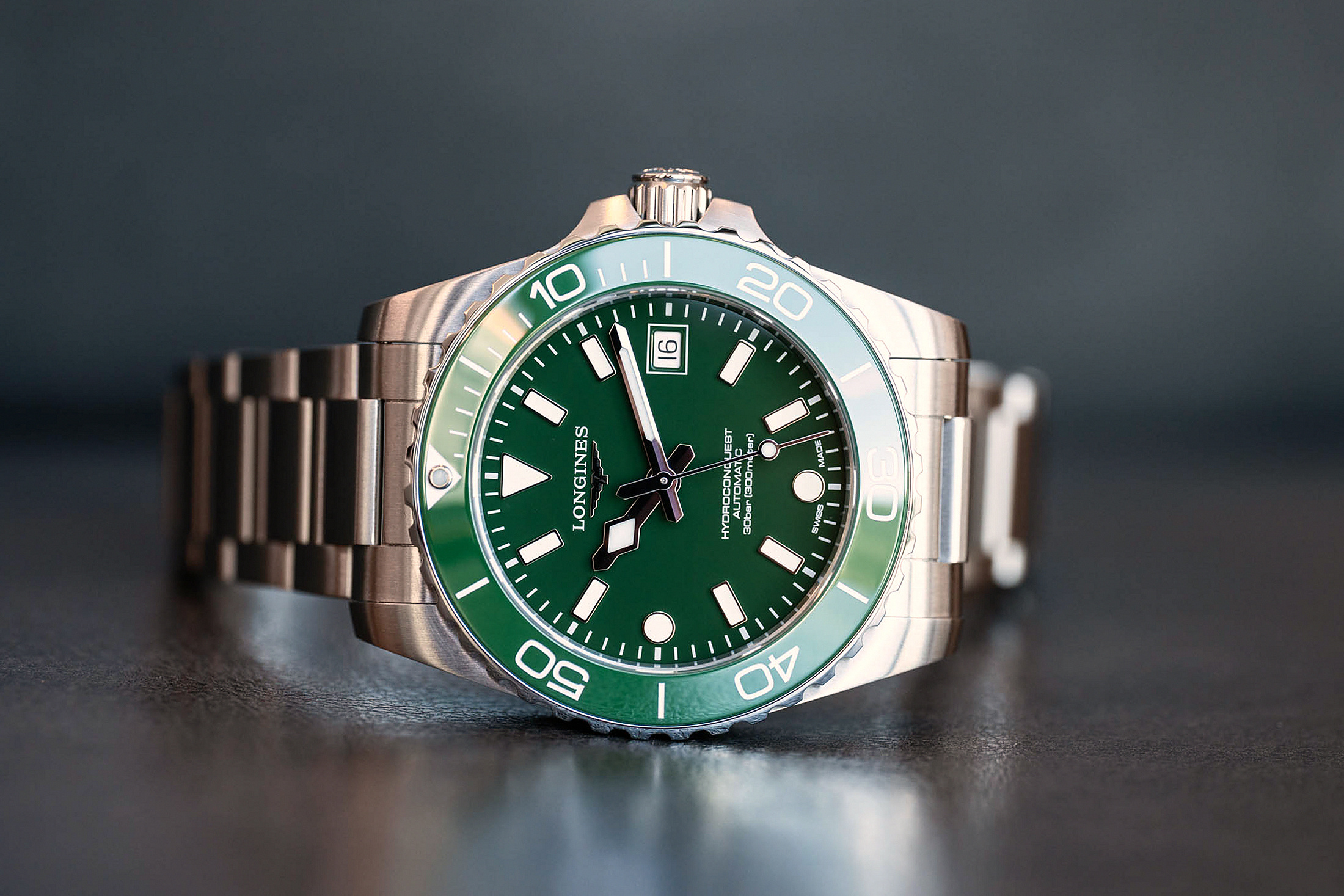 Longines Hydroconquest 2026: Зеленый безель в жизни