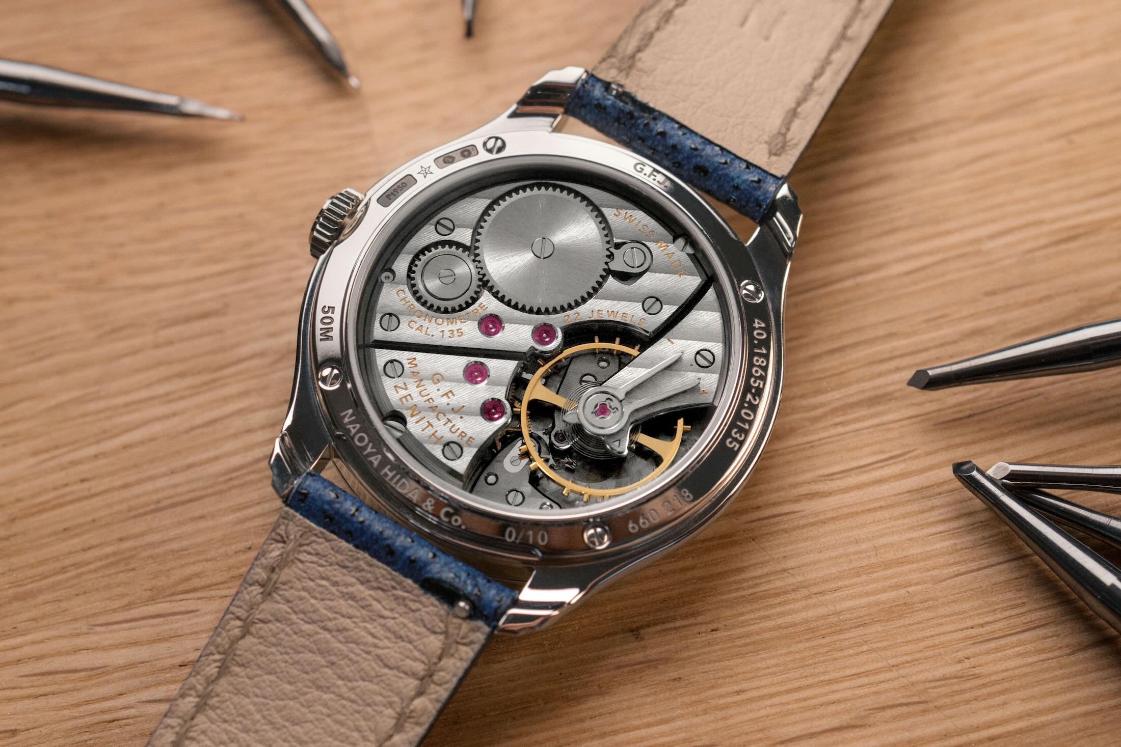 Снимок калибра Zenith и Hida