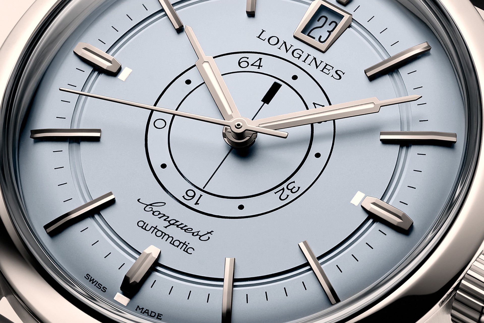 Longines Conquest Power Reserve Dial Macro