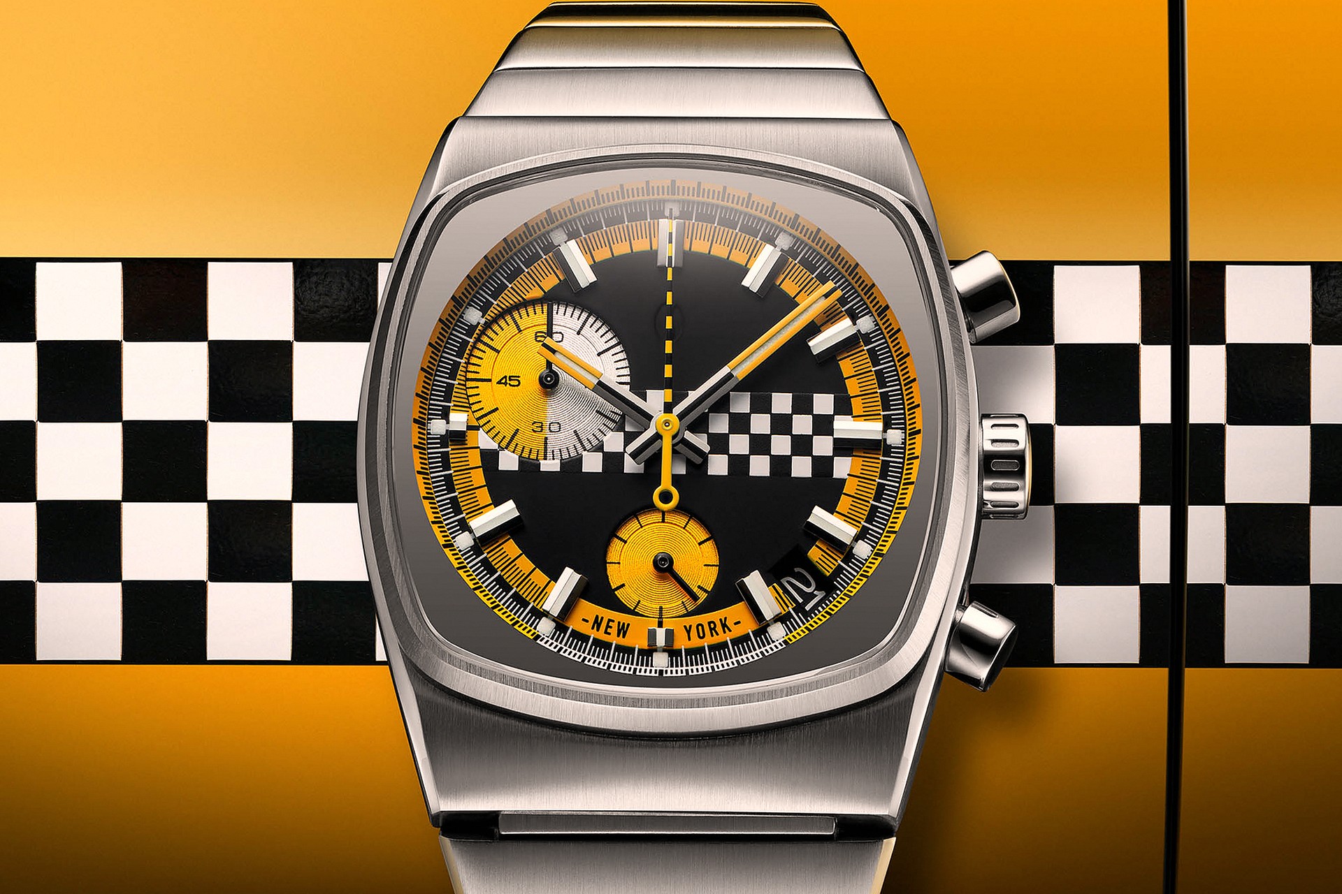 Metric Chrono Taxi Tilted Shot