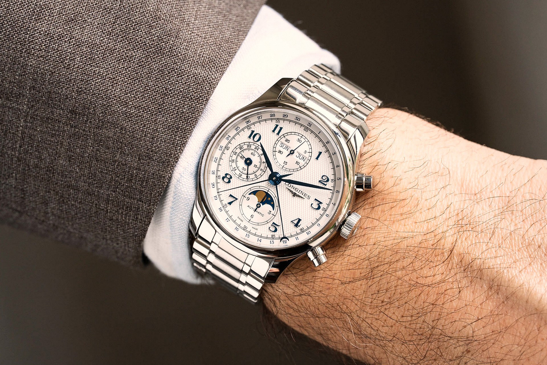 Longines Master Collection Moonphase Chrono Wristshot