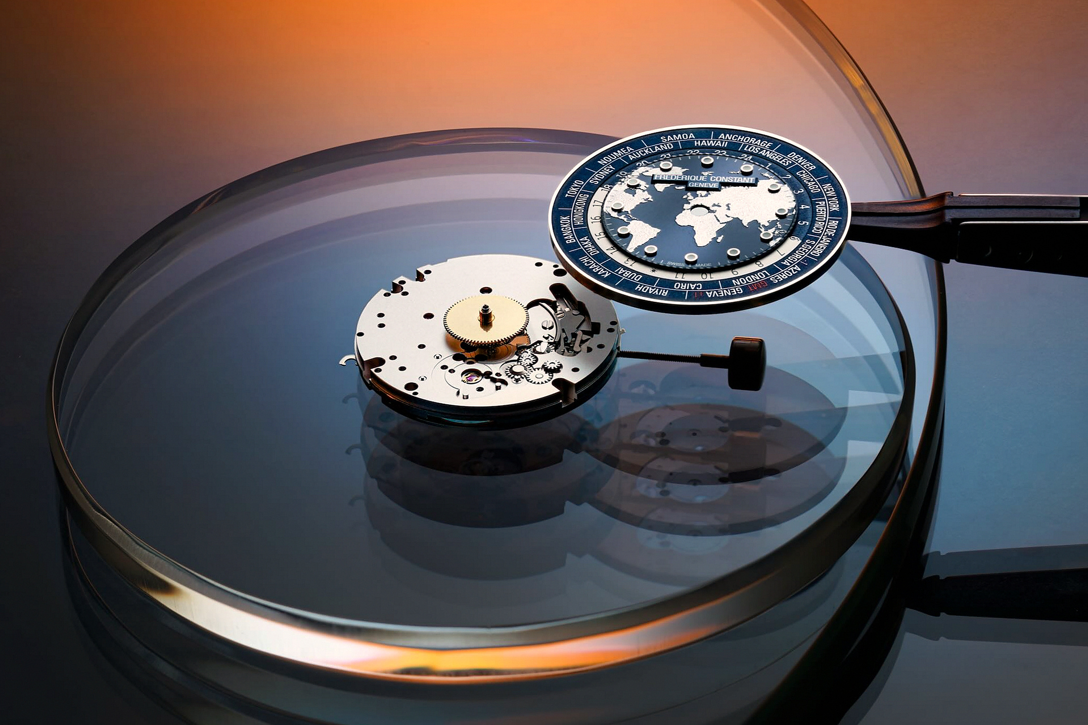 Процесс создания циферблата FC Worldtimer