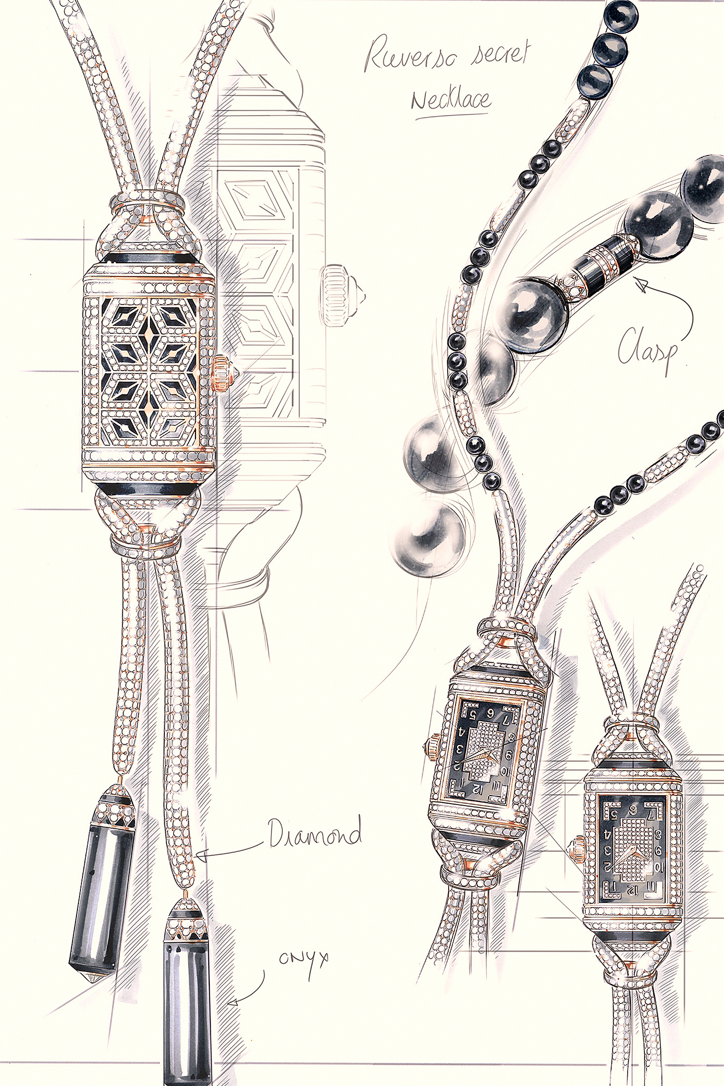 Reverso Secret Pendant