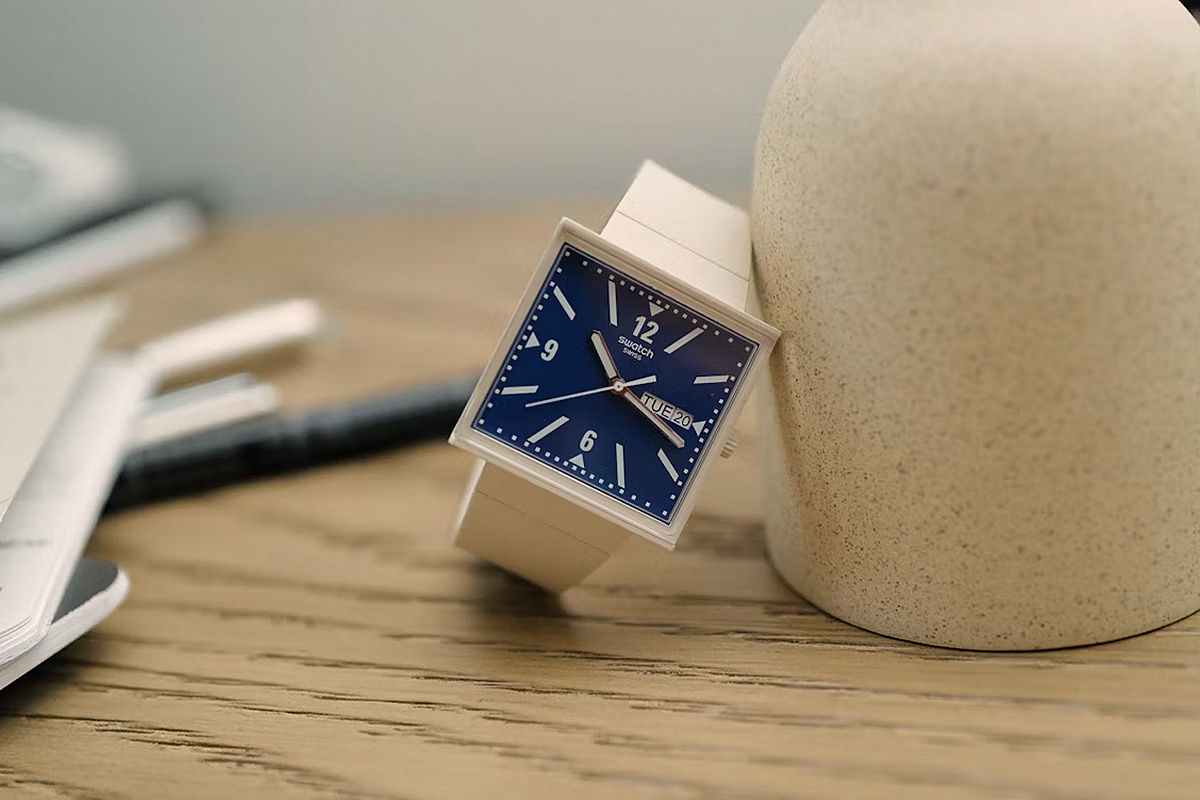 Витрина магазина Swatch в Женеве