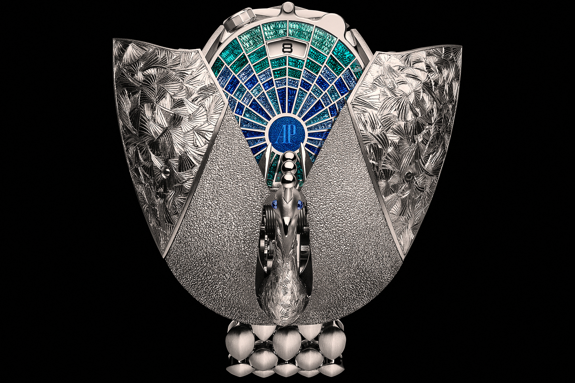 Открытый передний циферблат Peacock AP Atelier Etablisseurs