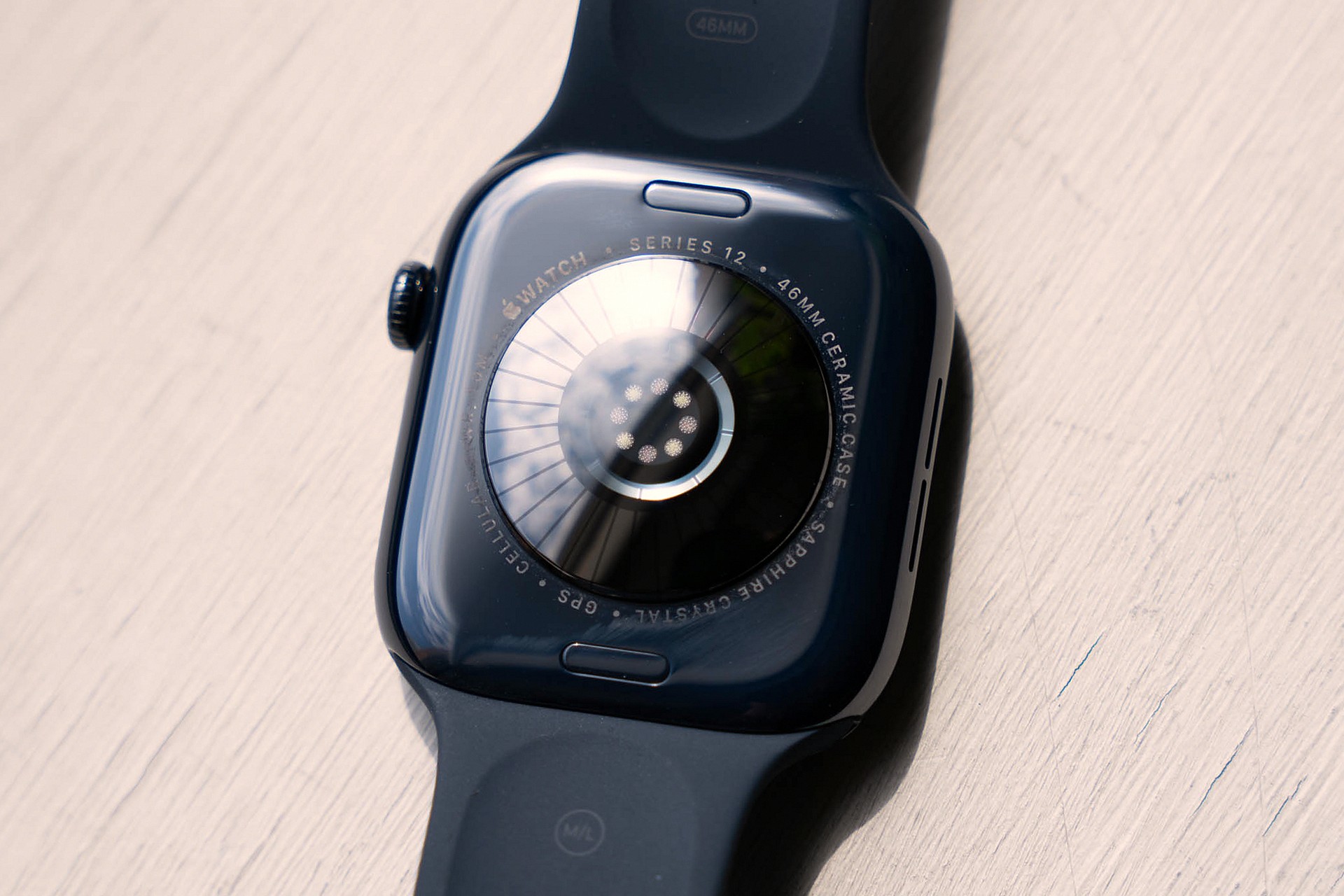 Blue Ceramic Caseback