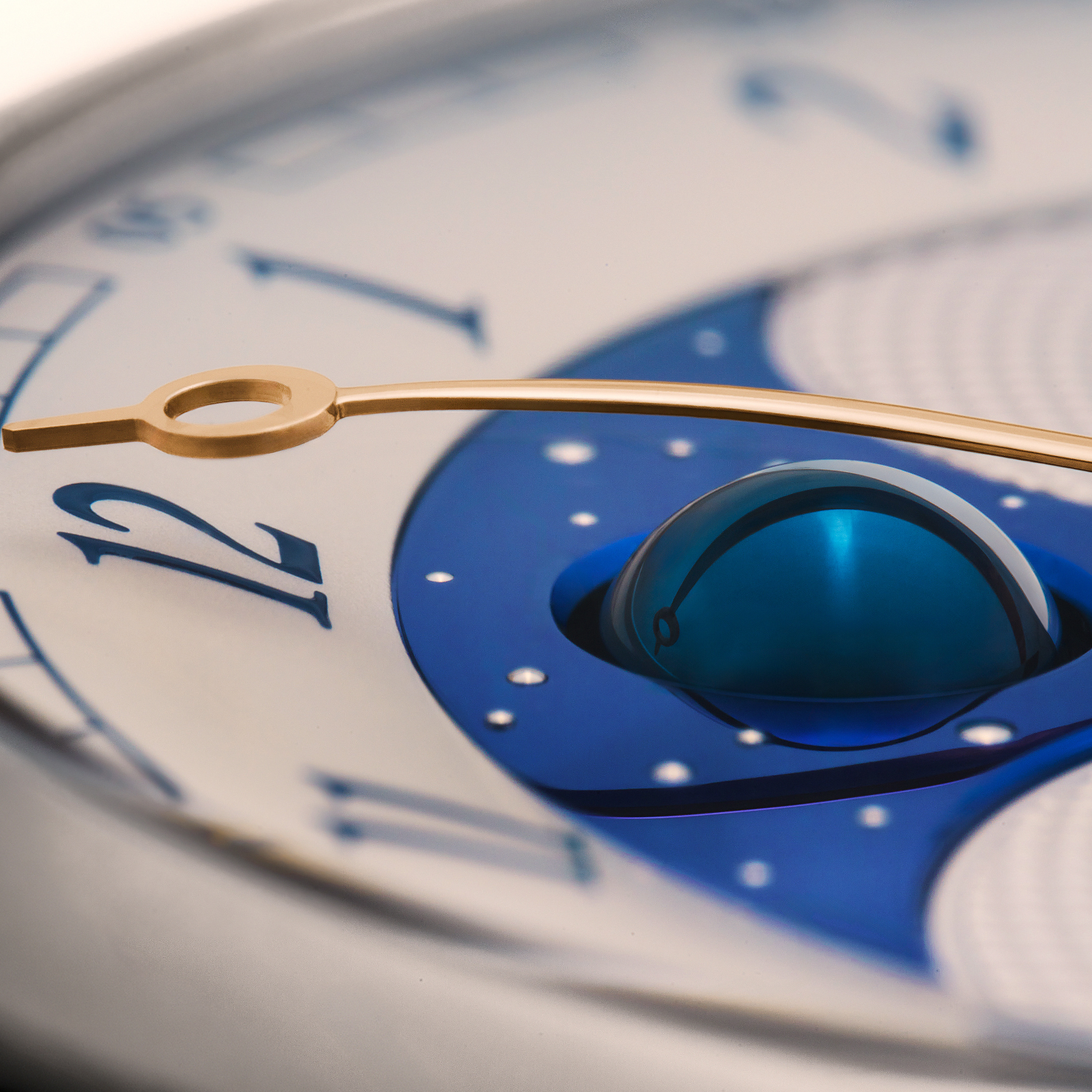 De Bethune DB25Vxs Silver Moon циферблат