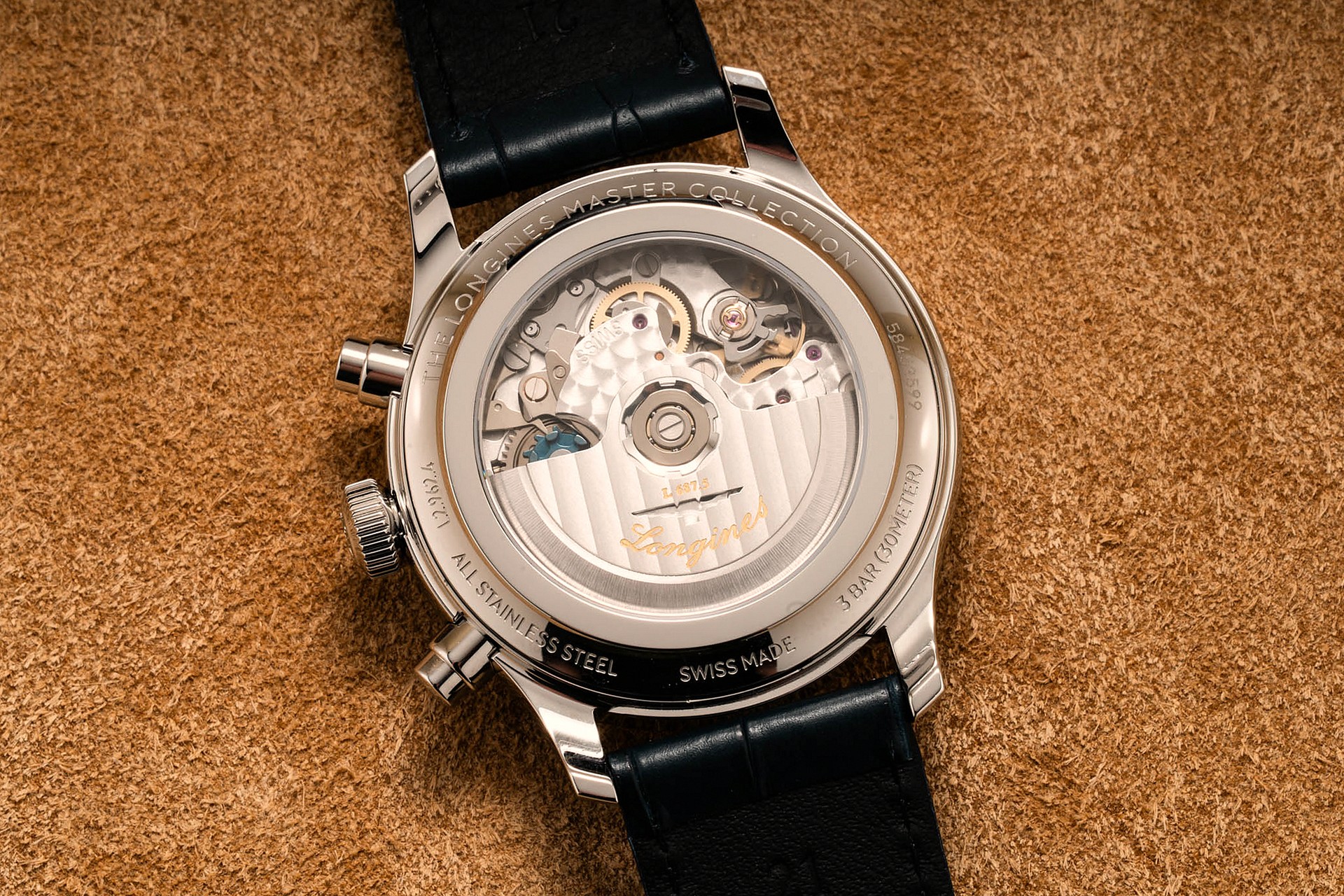 Longines Chrono Moonphase Caseback