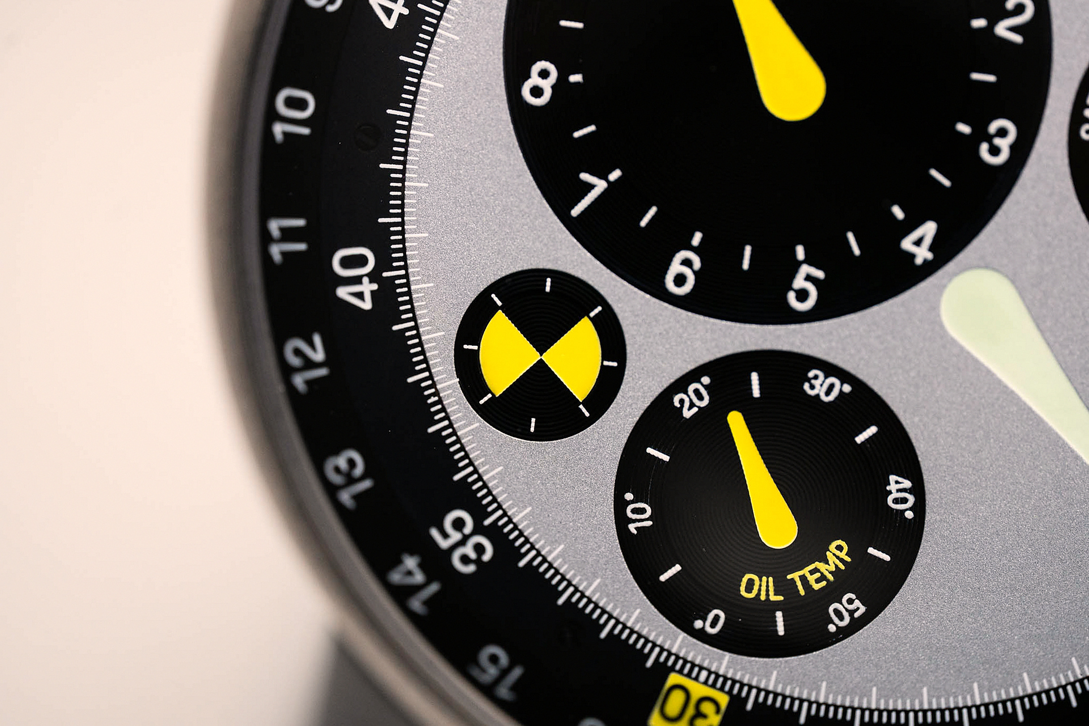 Близкий план индикатора времени Type 3