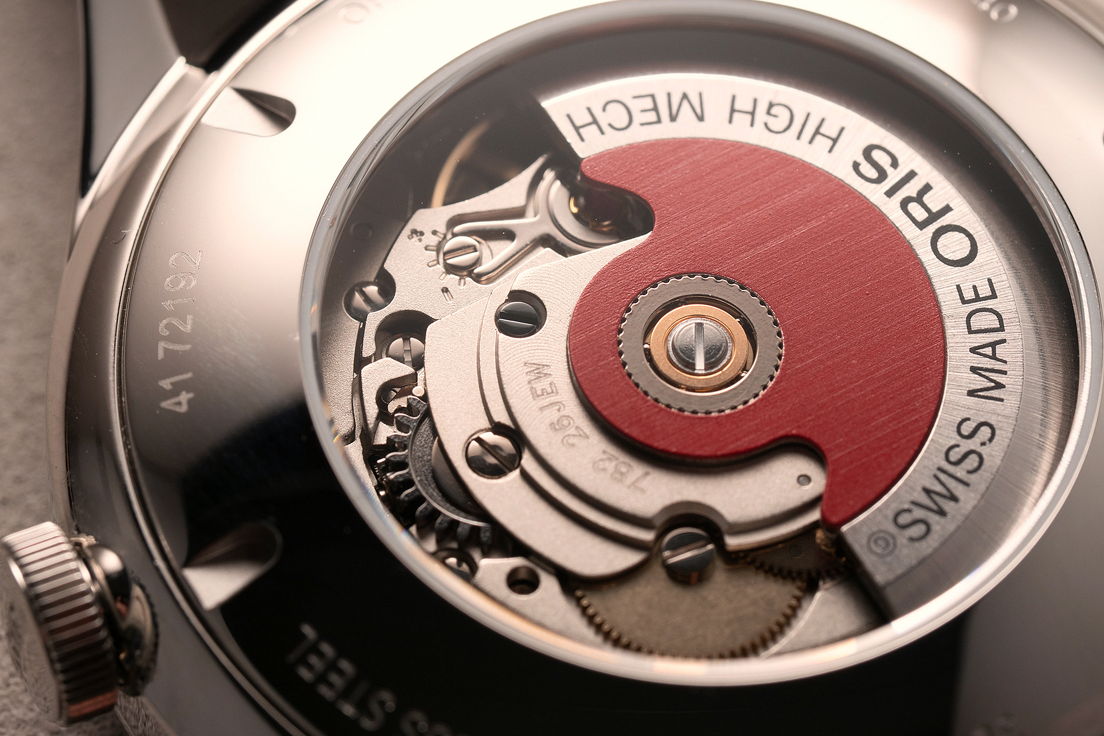 Лунная фаза на циферблате Oris