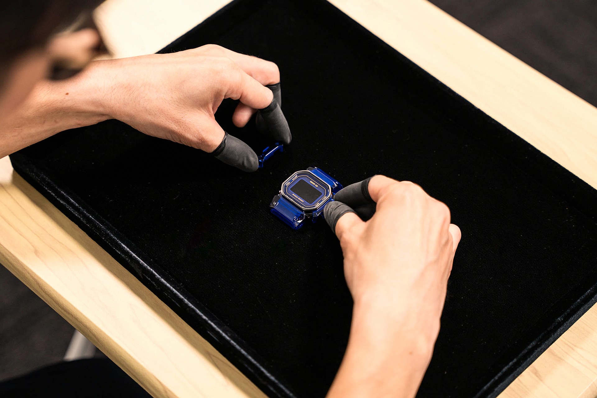 G-SHOCK Blue Sapphire Assembly In Yamagata