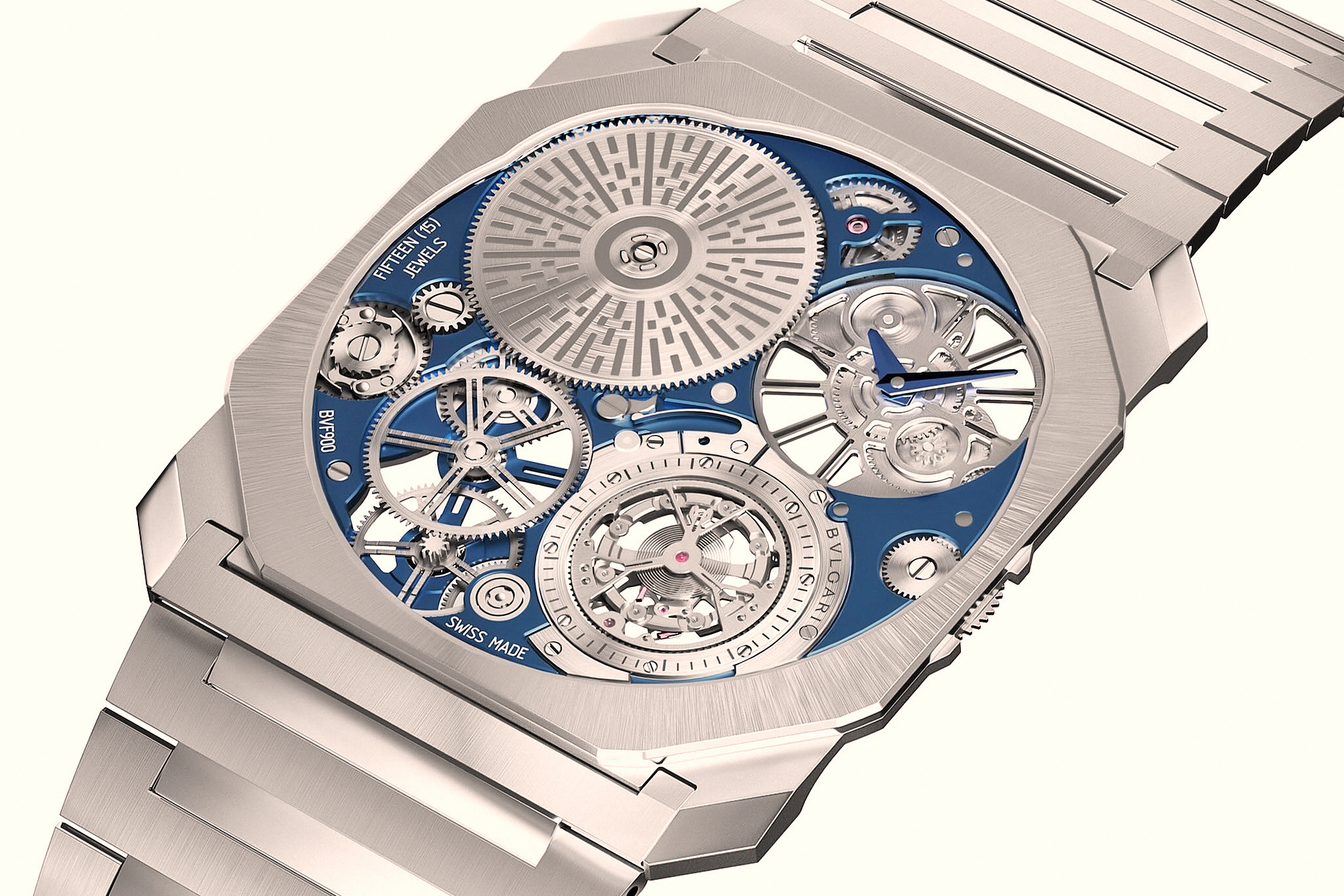 Наклонный вид Octo Ultra Tourbillon