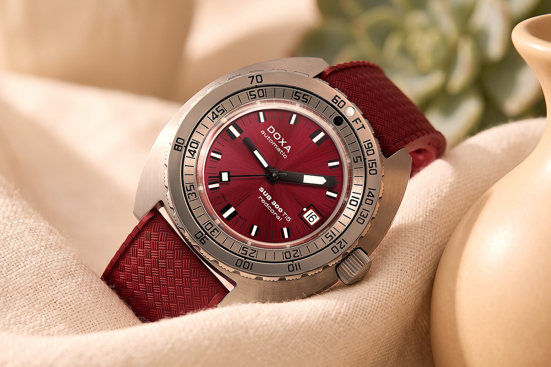 Doxa Sub 300 Ti5 Redcoral