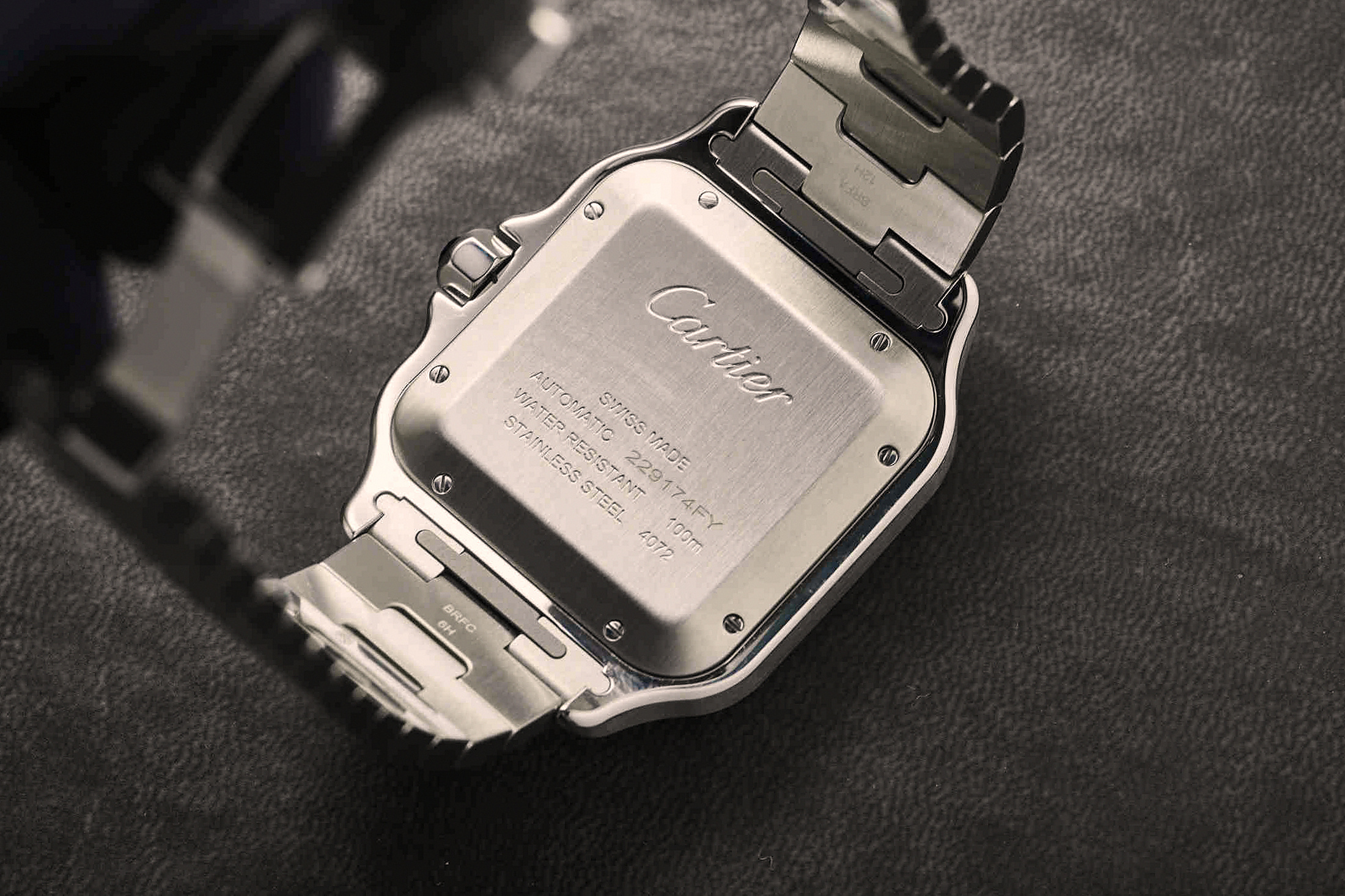 Cartier Santos в титане и стали