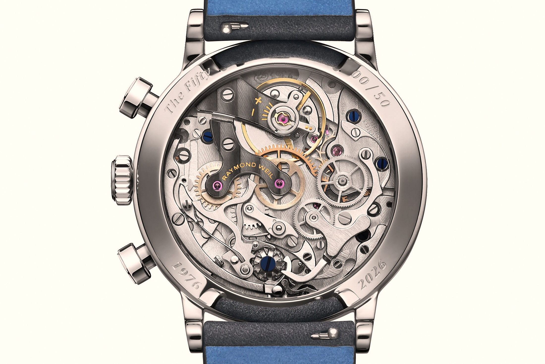 Задняя часть корпуса The Fifty с механизмом Valjoux